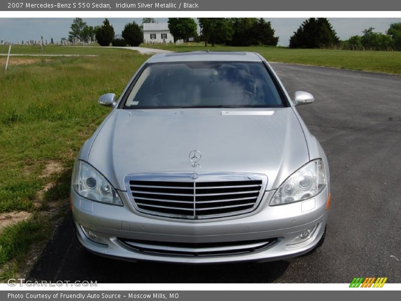 Iridium Silver Metallic / Black 2007 Mercedes-Benz S 550 Sedan