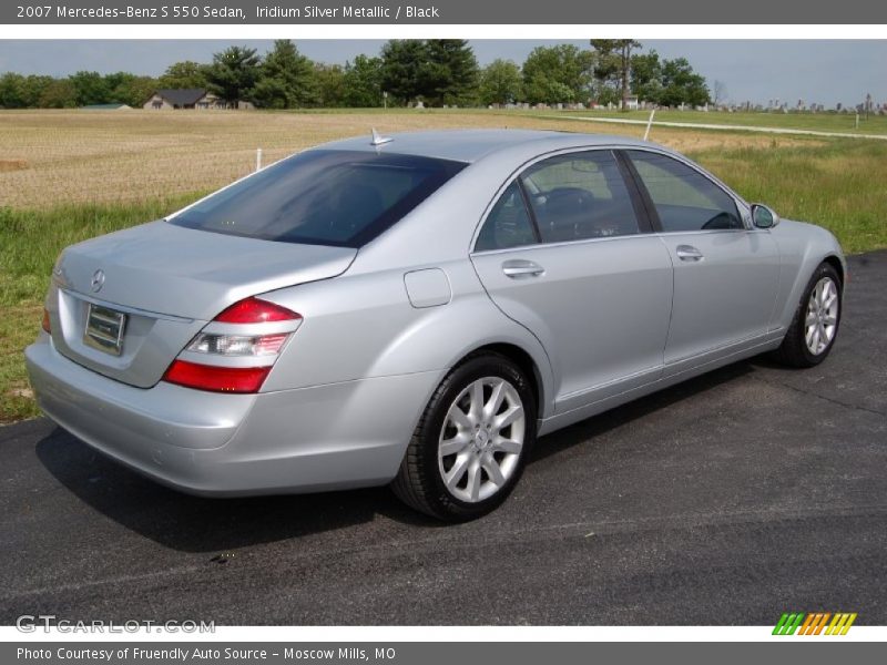 Iridium Silver Metallic / Black 2007 Mercedes-Benz S 550 Sedan