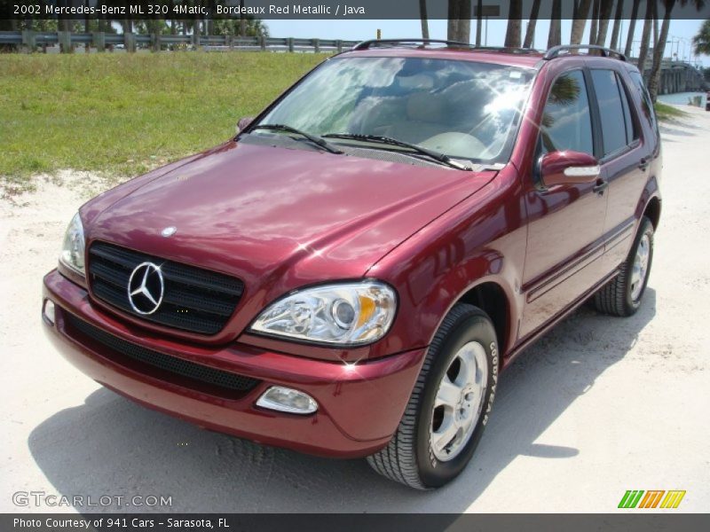 Bordeaux Red Metallic / Java 2002 Mercedes-Benz ML 320 4Matic