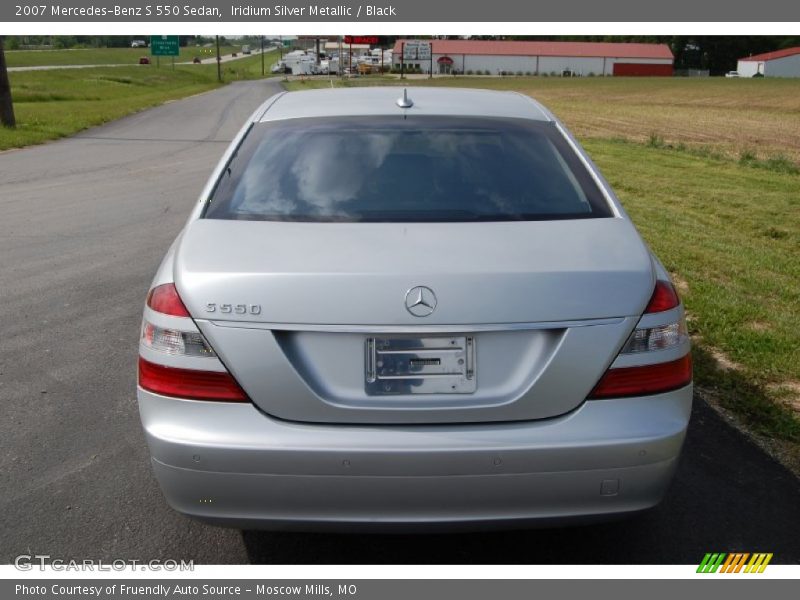 Iridium Silver Metallic / Black 2007 Mercedes-Benz S 550 Sedan