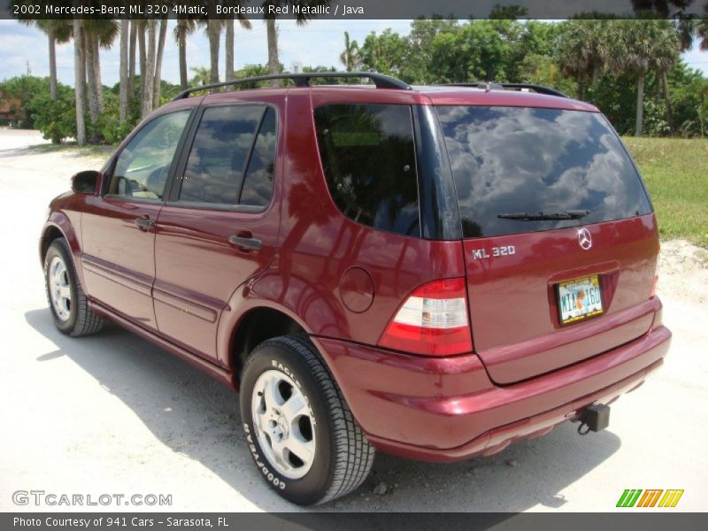 Bordeaux Red Metallic / Java 2002 Mercedes-Benz ML 320 4Matic