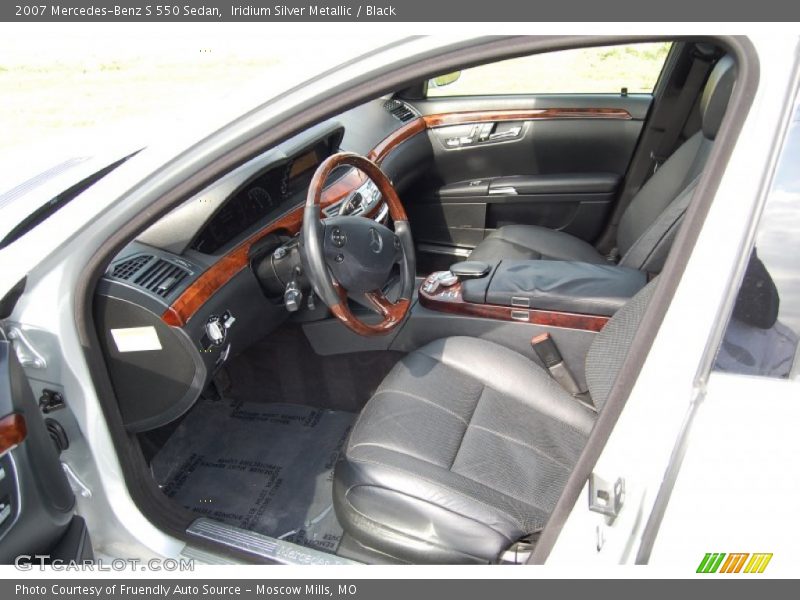 Iridium Silver Metallic / Black 2007 Mercedes-Benz S 550 Sedan