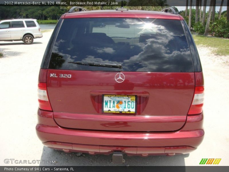 Bordeaux Red Metallic / Java 2002 Mercedes-Benz ML 320 4Matic