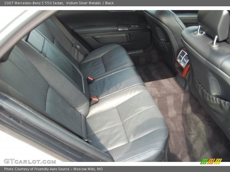 Iridium Silver Metallic / Black 2007 Mercedes-Benz S 550 Sedan