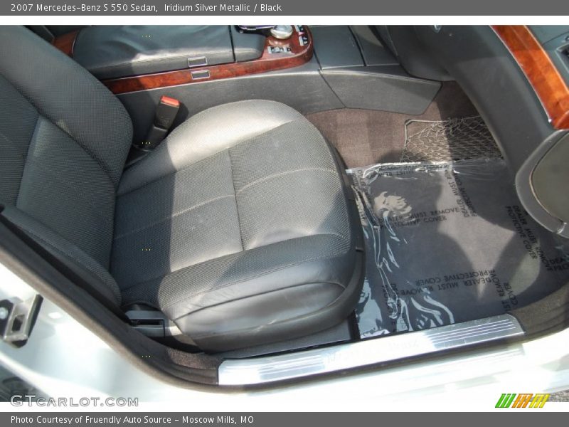 Iridium Silver Metallic / Black 2007 Mercedes-Benz S 550 Sedan