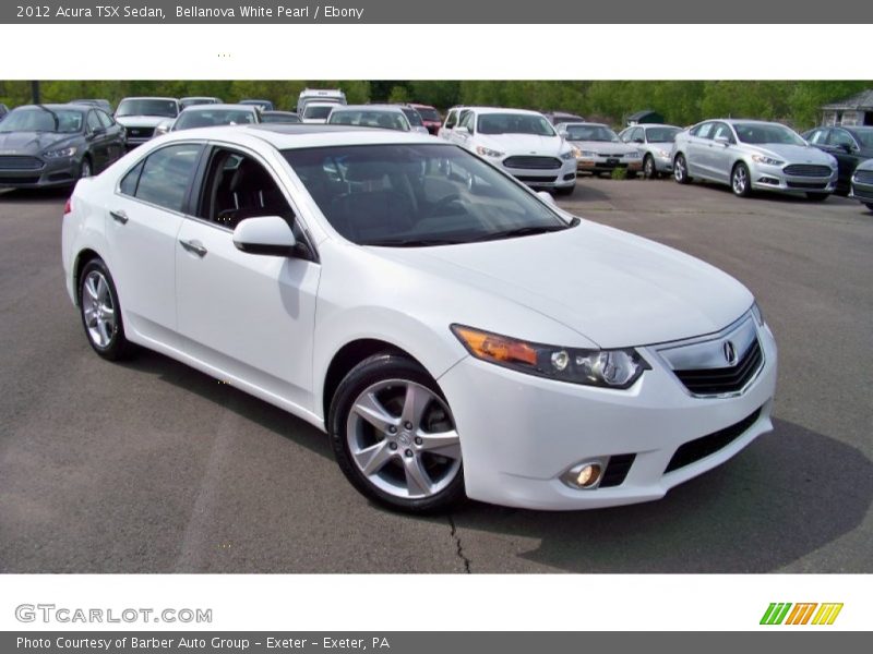 Bellanova White Pearl / Ebony 2012 Acura TSX Sedan