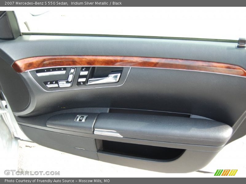 Iridium Silver Metallic / Black 2007 Mercedes-Benz S 550 Sedan
