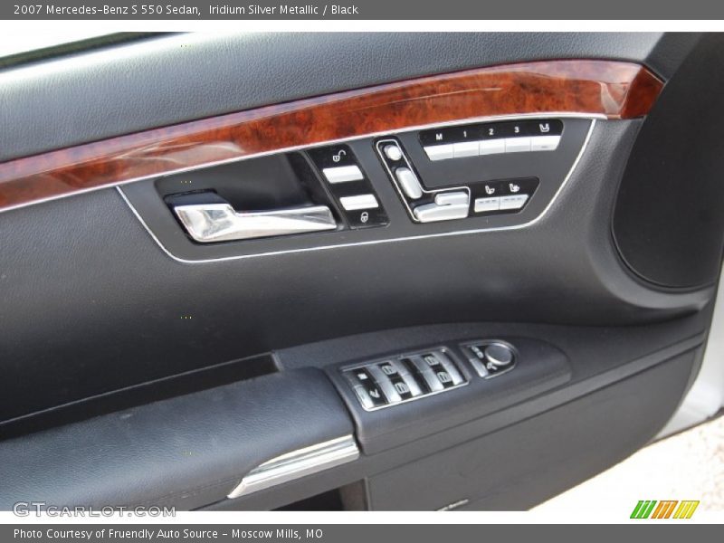 Iridium Silver Metallic / Black 2007 Mercedes-Benz S 550 Sedan