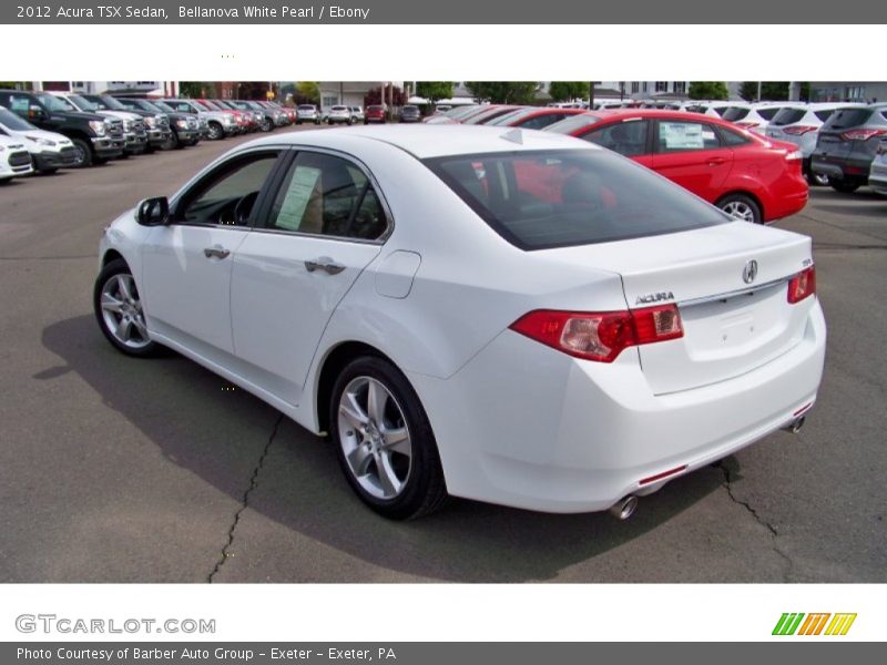 Bellanova White Pearl / Ebony 2012 Acura TSX Sedan