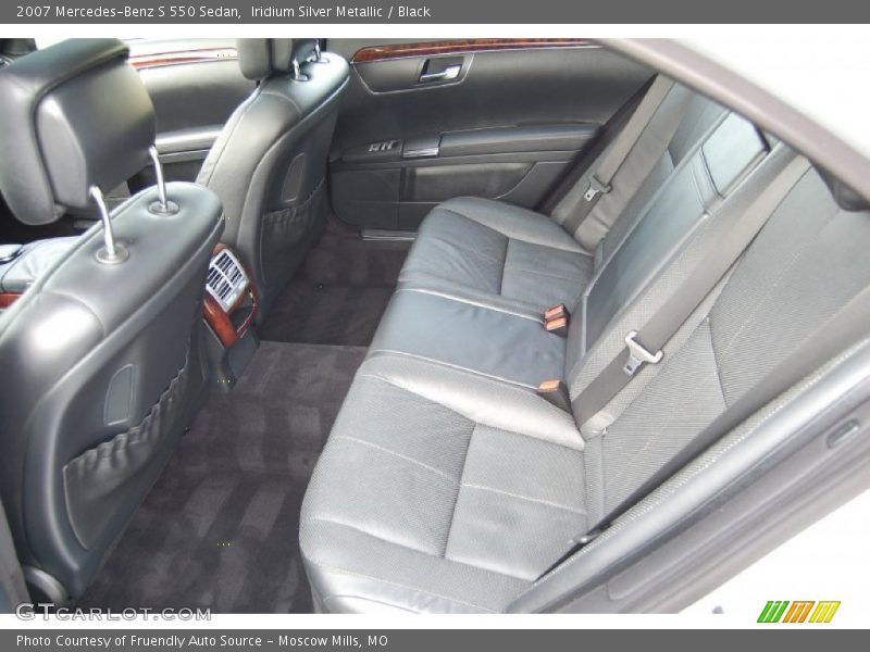 Iridium Silver Metallic / Black 2007 Mercedes-Benz S 550 Sedan