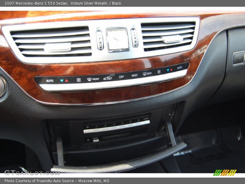 Iridium Silver Metallic / Black 2007 Mercedes-Benz S 550 Sedan