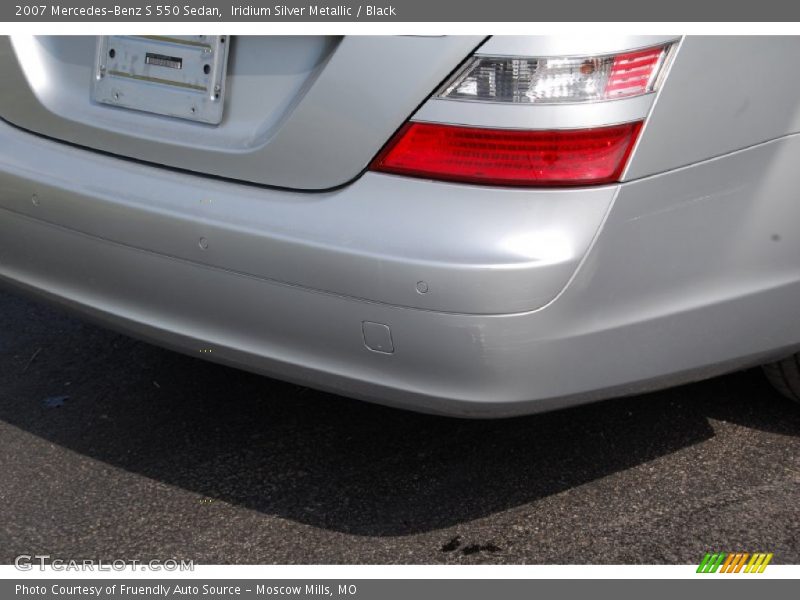 Iridium Silver Metallic / Black 2007 Mercedes-Benz S 550 Sedan
