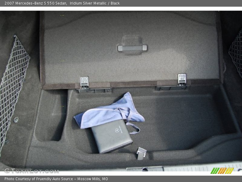Iridium Silver Metallic / Black 2007 Mercedes-Benz S 550 Sedan