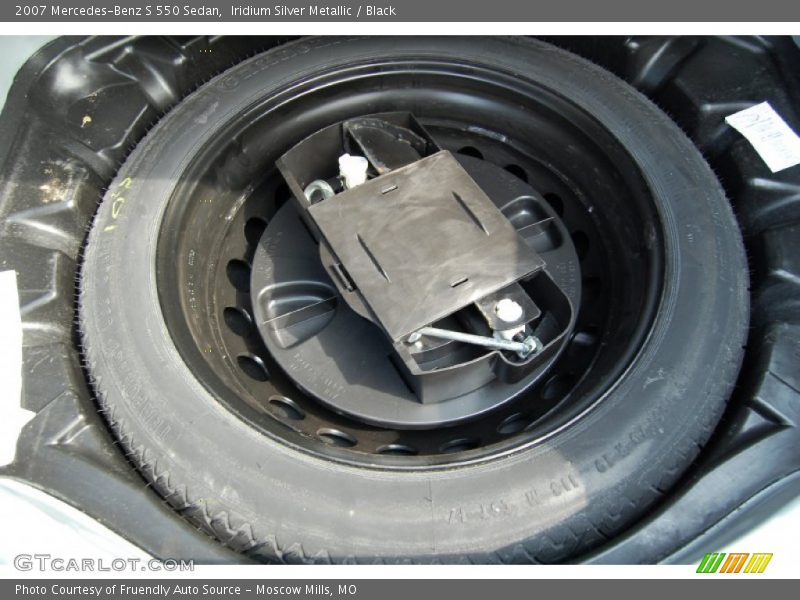 Iridium Silver Metallic / Black 2007 Mercedes-Benz S 550 Sedan