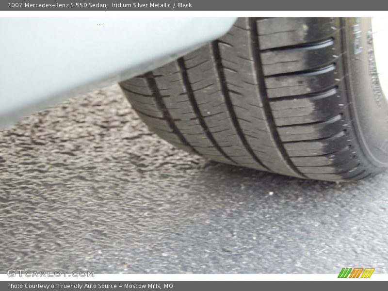 Iridium Silver Metallic / Black 2007 Mercedes-Benz S 550 Sedan