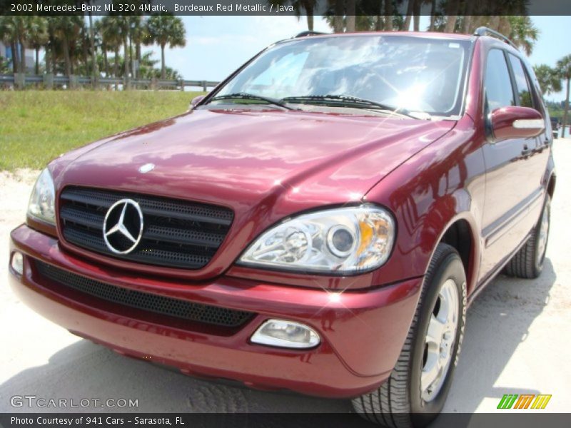 Bordeaux Red Metallic / Java 2002 Mercedes-Benz ML 320 4Matic