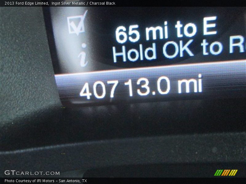 Ingot Silver Metallic / Charcoal Black 2013 Ford Edge Limited