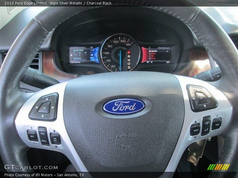 Ingot Silver Metallic / Charcoal Black 2013 Ford Edge Limited