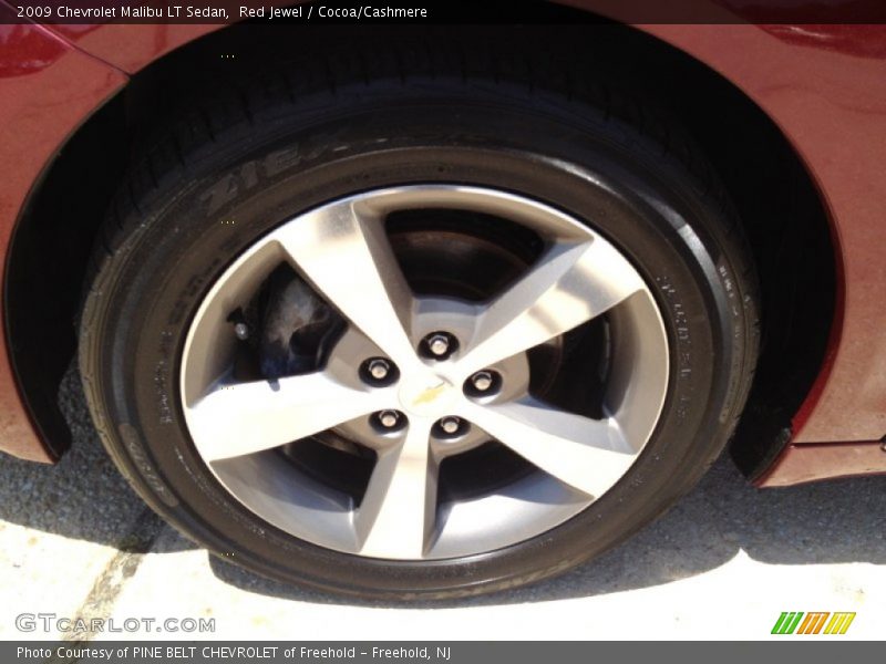 Red Jewel / Cocoa/Cashmere 2009 Chevrolet Malibu LT Sedan