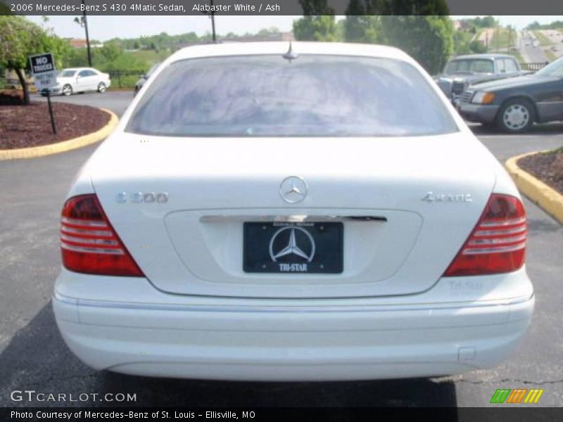 Alabaster White / Ash 2006 Mercedes-Benz S 430 4Matic Sedan