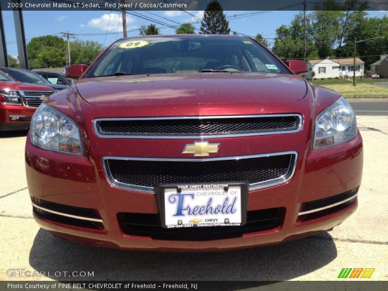 Red Jewel / Cocoa/Cashmere 2009 Chevrolet Malibu LT Sedan