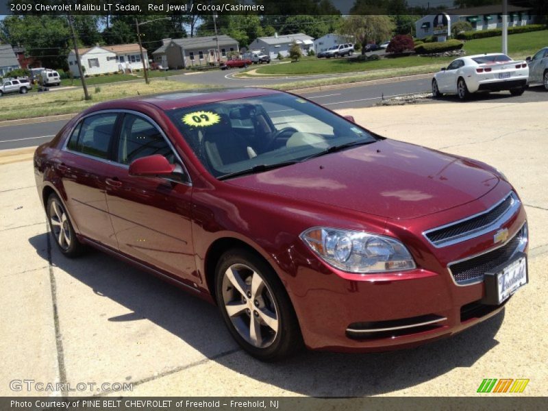 Red Jewel / Cocoa/Cashmere 2009 Chevrolet Malibu LT Sedan