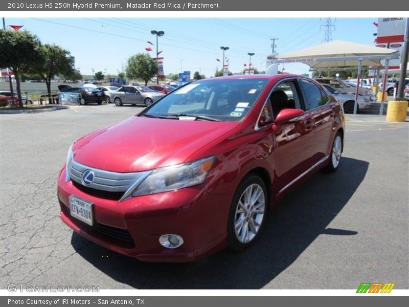 Matador Red Mica / Parchment 2010 Lexus HS 250h Hybrid Premium