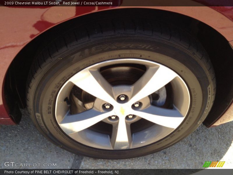 Red Jewel / Cocoa/Cashmere 2009 Chevrolet Malibu LT Sedan