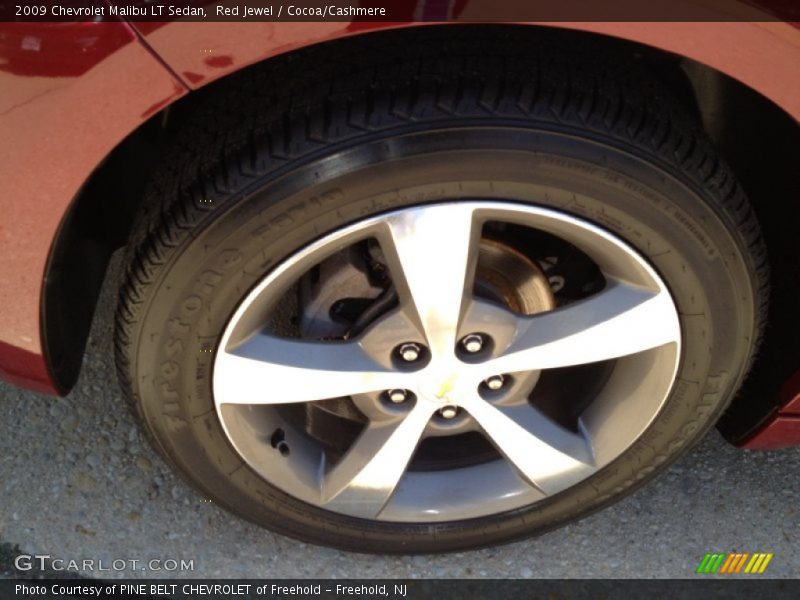 Red Jewel / Cocoa/Cashmere 2009 Chevrolet Malibu LT Sedan