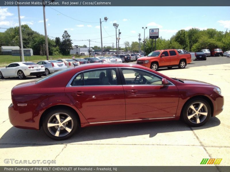 Red Jewel / Cocoa/Cashmere 2009 Chevrolet Malibu LT Sedan