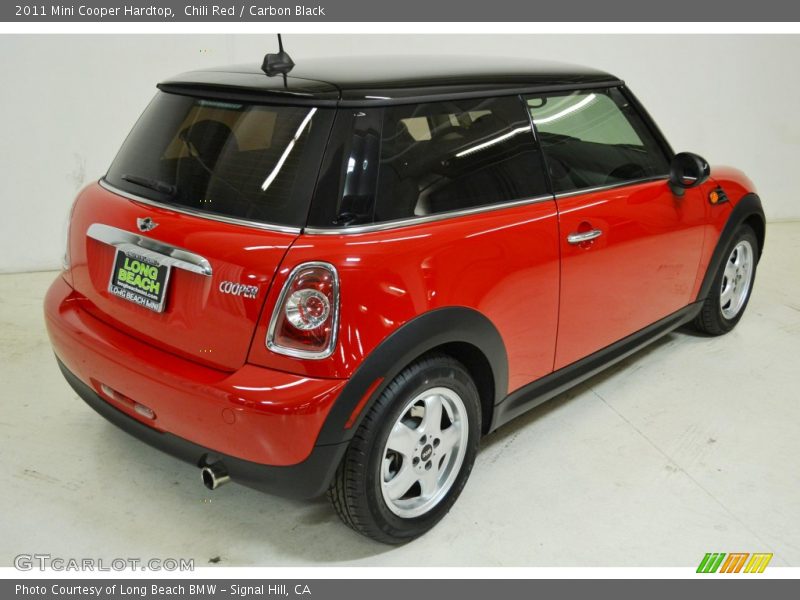 Chili Red / Carbon Black 2011 Mini Cooper Hardtop