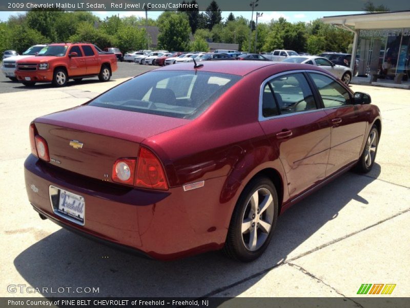 Red Jewel / Cocoa/Cashmere 2009 Chevrolet Malibu LT Sedan