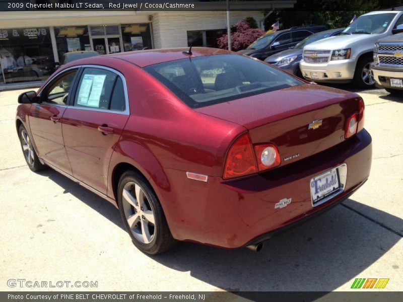 Red Jewel / Cocoa/Cashmere 2009 Chevrolet Malibu LT Sedan