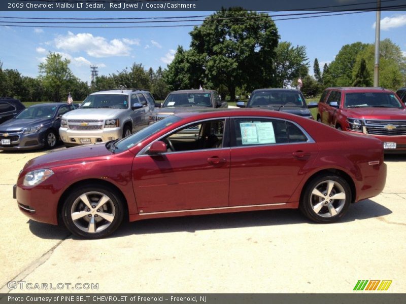  2009 Malibu LT Sedan Red Jewel