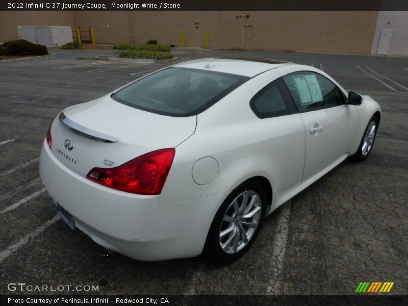 Moonlight White / Stone 2012 Infiniti G 37 Journey Coupe
