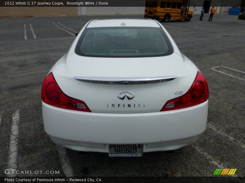 Moonlight White / Stone 2012 Infiniti G 37 Journey Coupe