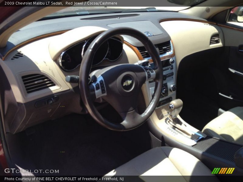 Red Jewel / Cocoa/Cashmere 2009 Chevrolet Malibu LT Sedan