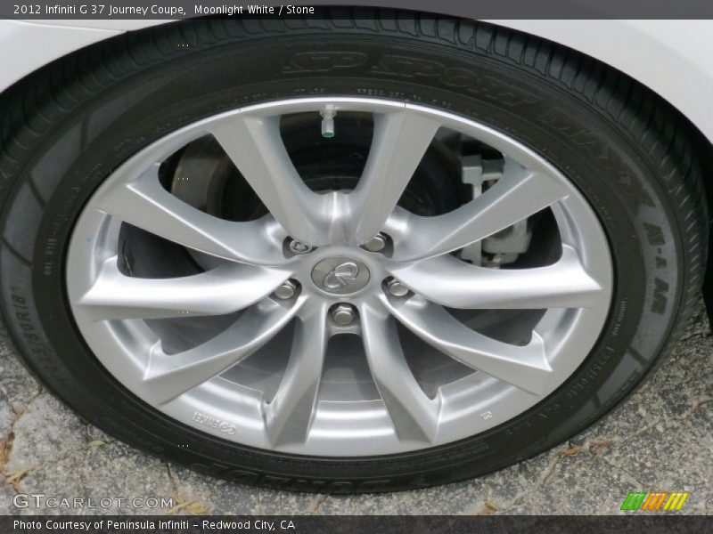 Moonlight White / Stone 2012 Infiniti G 37 Journey Coupe