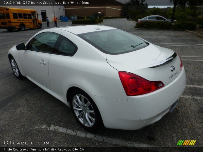 Moonlight White / Stone 2012 Infiniti G 37 Journey Coupe