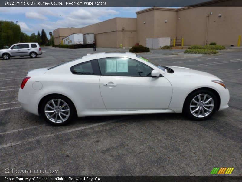 Moonlight White / Stone 2012 Infiniti G 37 Journey Coupe