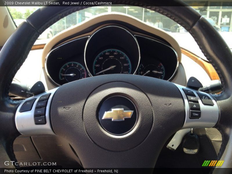 Red Jewel / Cocoa/Cashmere 2009 Chevrolet Malibu LT Sedan
