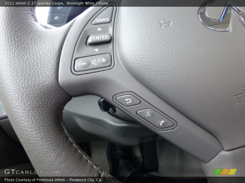 Moonlight White / Stone 2012 Infiniti G 37 Journey Coupe