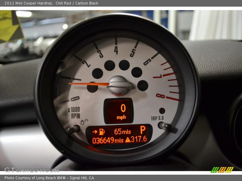 Chili Red / Carbon Black 2011 Mini Cooper Hardtop