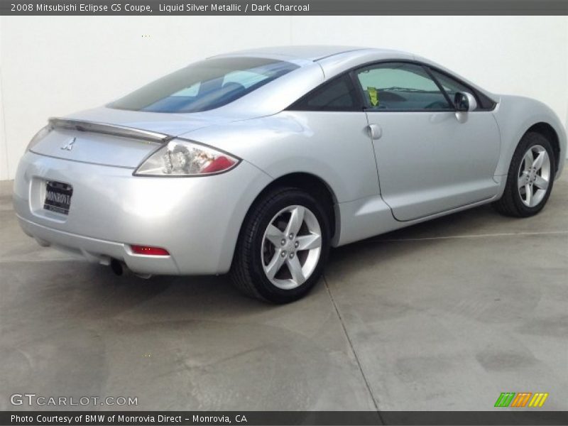 Liquid Silver Metallic / Dark Charcoal 2008 Mitsubishi Eclipse GS Coupe