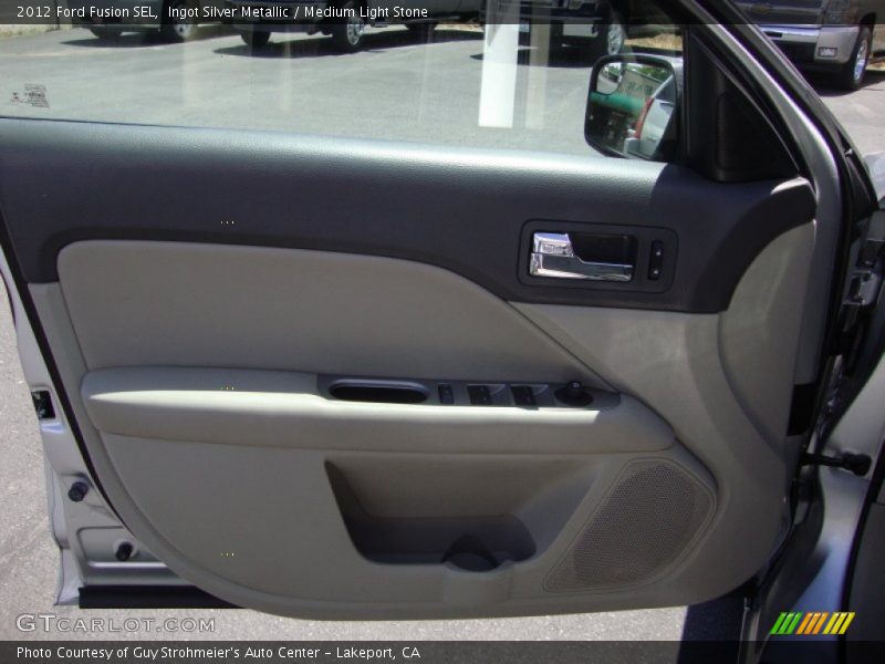 Ingot Silver Metallic / Medium Light Stone 2012 Ford Fusion SEL
