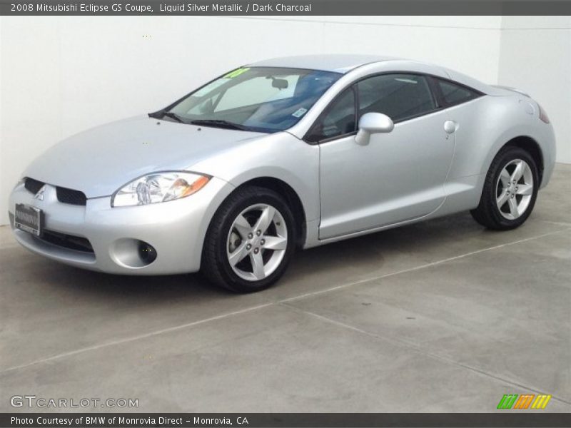 Liquid Silver Metallic / Dark Charcoal 2008 Mitsubishi Eclipse GS Coupe