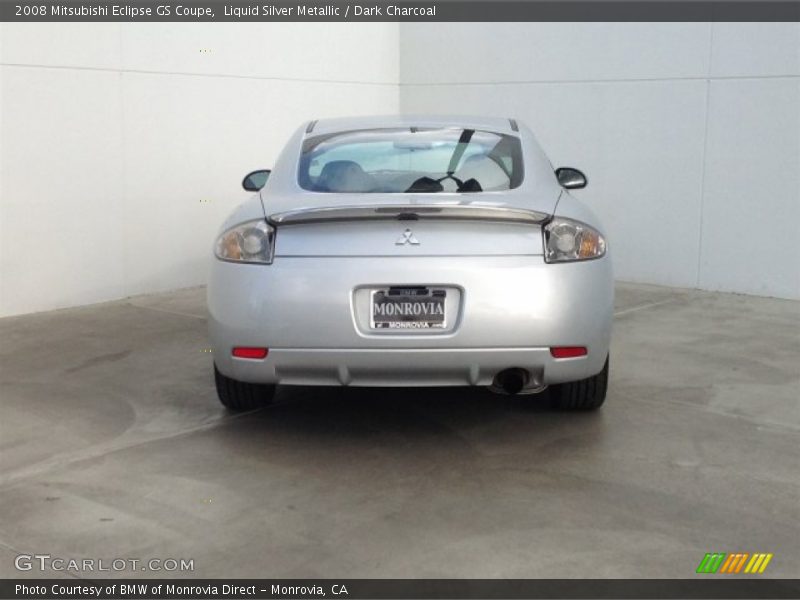 Liquid Silver Metallic / Dark Charcoal 2008 Mitsubishi Eclipse GS Coupe