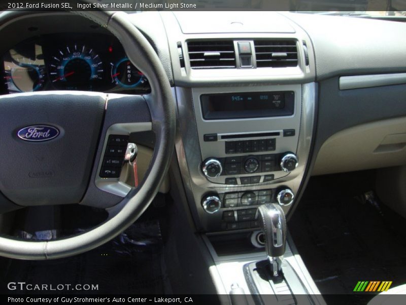 Ingot Silver Metallic / Medium Light Stone 2012 Ford Fusion SEL
