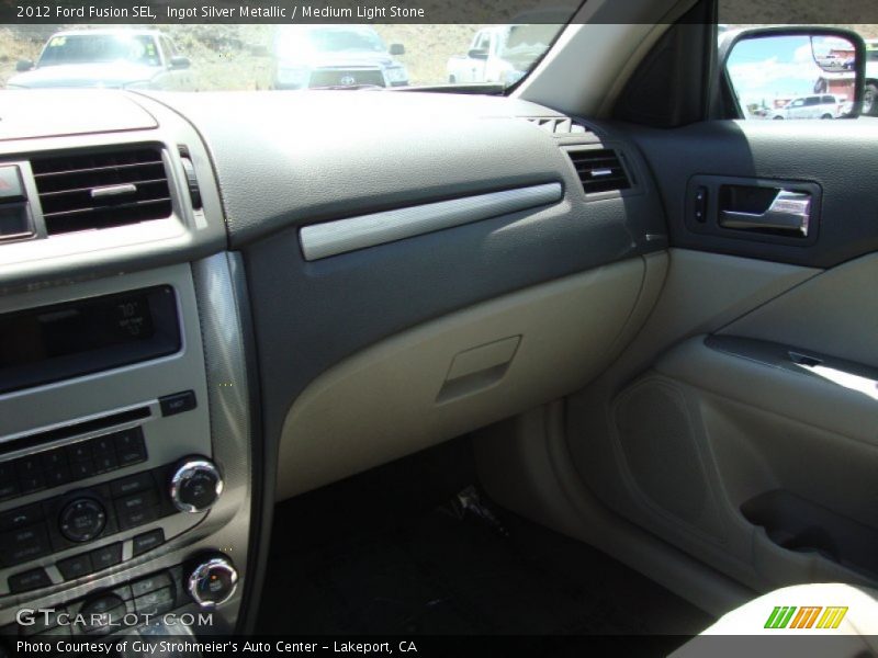 Ingot Silver Metallic / Medium Light Stone 2012 Ford Fusion SEL