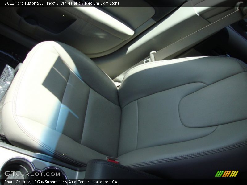 Ingot Silver Metallic / Medium Light Stone 2012 Ford Fusion SEL
